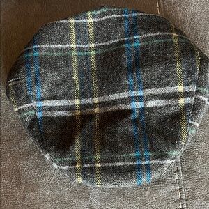 Jangoul Gray Plaid Men's Cap